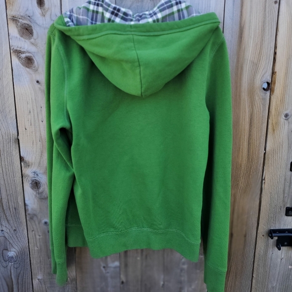 Aeropostale Aero Logo Full Zip Hooded Sweatshirt XL Green - Picture 3 of 3